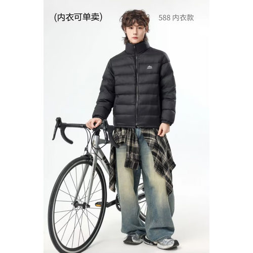 2026新款童装男童款羽绒服半九成品衣皮翻新冲绒加工加厚定制X378