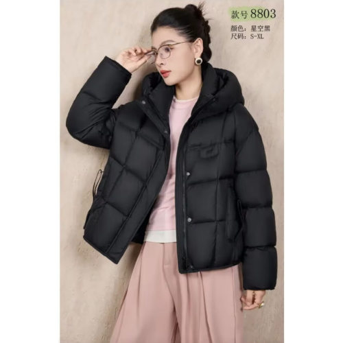 2026新款女士休闲短款羽绒服九成品半成品定制翻新加厚加工LD8803