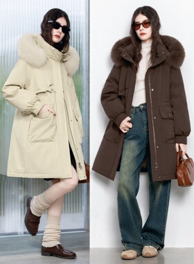 2025冬装女士活面脱卸款羽绒服九成品B681李衣壳翻新加厚定制加工