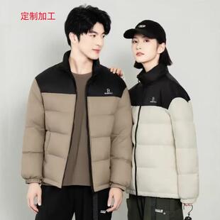 24-25新款男女同款情侣装短装羽绒服九成品5113翻新定制加工