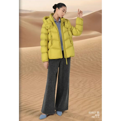 2026款女修身短款羽绒服九成品半成品衣皮定制翻新加厚加工L60607