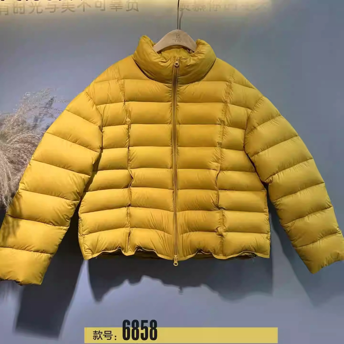 新款2025排骨风格羽绒服九成品女装6858冬外套衣壳翻新定做加工李