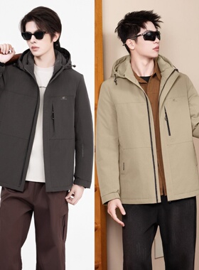 2025新款男装活面脱卸款羽绒服九成品B8051李衣皮壳翻新定制加工