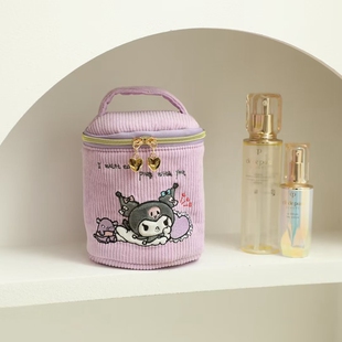 日系 可爱 拉链纸巾包刺绣化妆包小号收纳袋姨妈卫生包便携手提