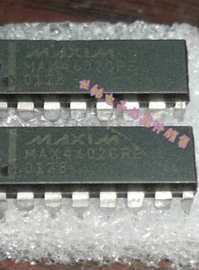 MAX4602CPE MAX4602EPE  实体店现货经营进口电子元器件IC。