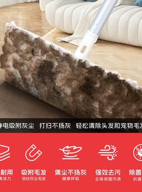 适配Swiffer Sweeper 3M加厚长绒毛静电除尘纸拖一次性拖布免洗
