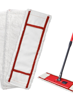 适配Vileda微力达平板拖把替换布干湿两用拖把头配件吸水家用拖布