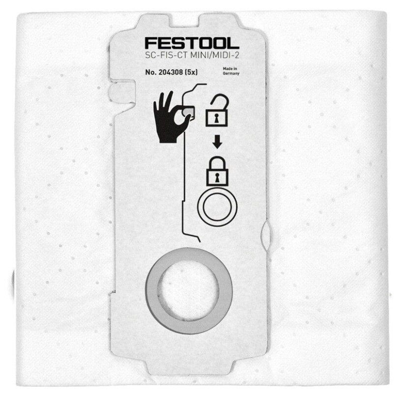 适配FeStool费斯托 204308/CT15吸尘器CT MIDl配件无纺布吸集尘袋图片