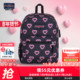 JanSport旗舰店暗夜甜心印花女通勤旅行轻便双肩背包男学生书包