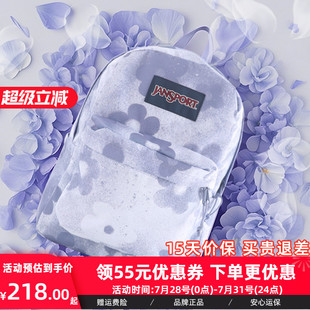 花隐高颜值双肩包女学生校园书包轻便电脑背包 JanSport2025年新款