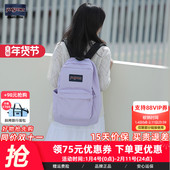 JanSport欧若风新款 暮山紫 鸢尾紫学生双肩背包轻便通勤电脑包