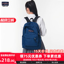 JanSport杰斯伯校园学生海军蓝双肩背书包藏青电脑包4QUT