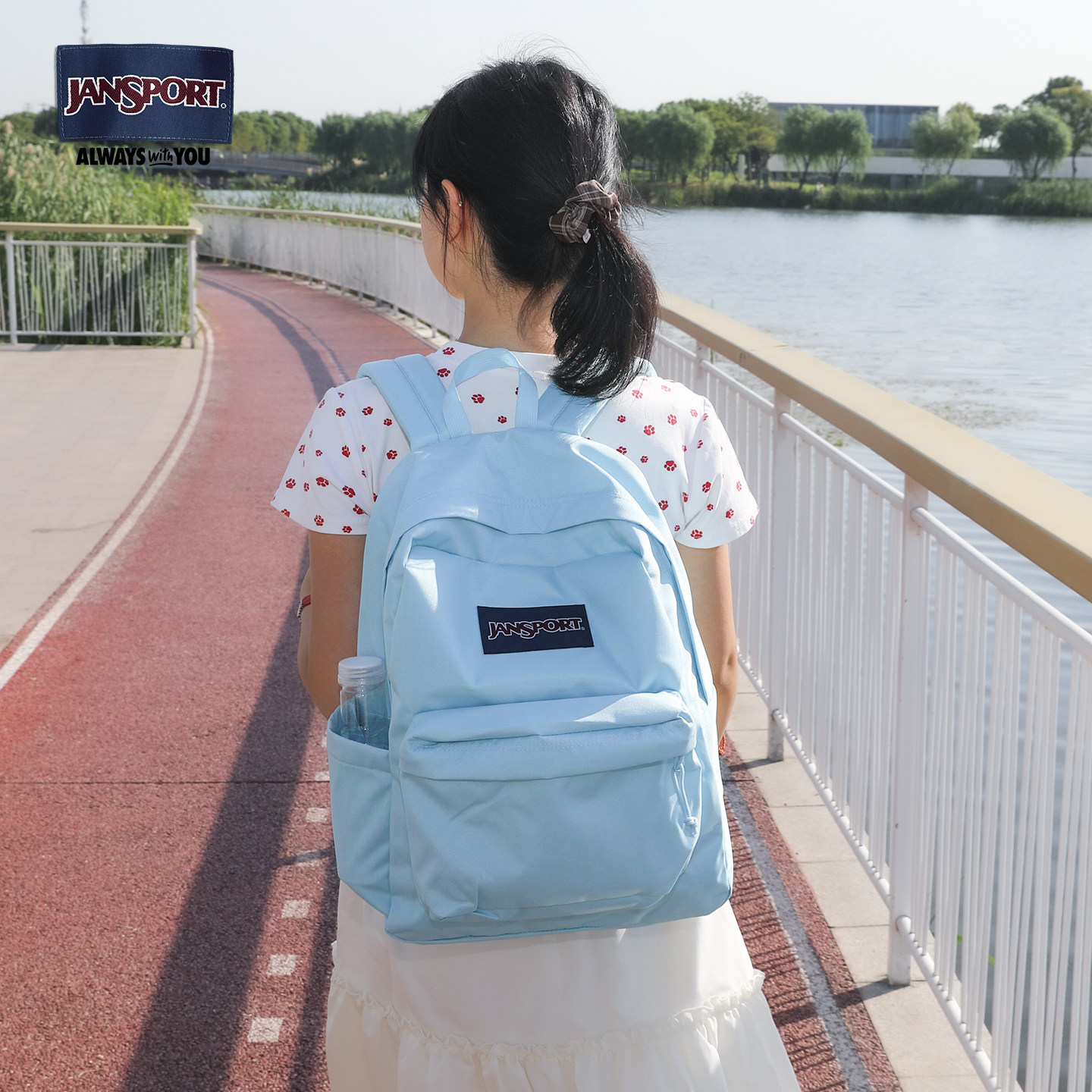 Jansport杰斯伯学生通勤双肩包
