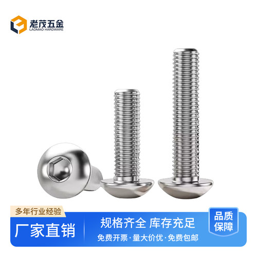 304不锈钢盘头内六角螺栓