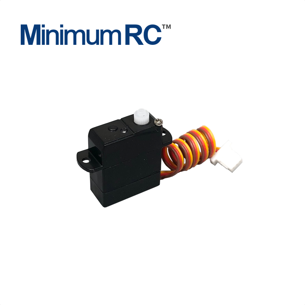 MinimumRC  1.7克舵机 1.0jst插头 110mm线缆 微型航模飞机专用