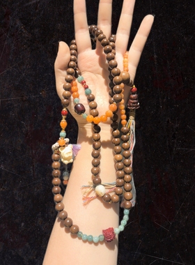 10m六道木配蓝水配朱砂配象牙果配菩提配紫檀等手机斜挎