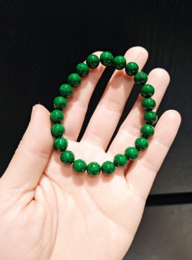 8m绿色角角虬某角手串手链工艺品