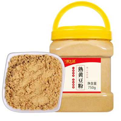 一米生活纯熟黄豆粉750g/罐