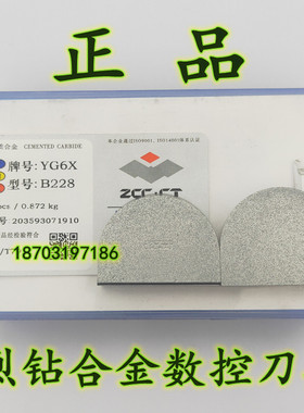 株洲钻石 钨钢刀片B228 YG6X YT5 YS8 YG8N凹圆弧成型轮缘车刀头