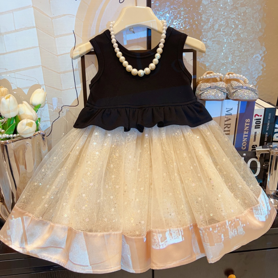 HHkids2025新款洋气独特绝美高级感生日礼服女宝宝公主裙GQZ251