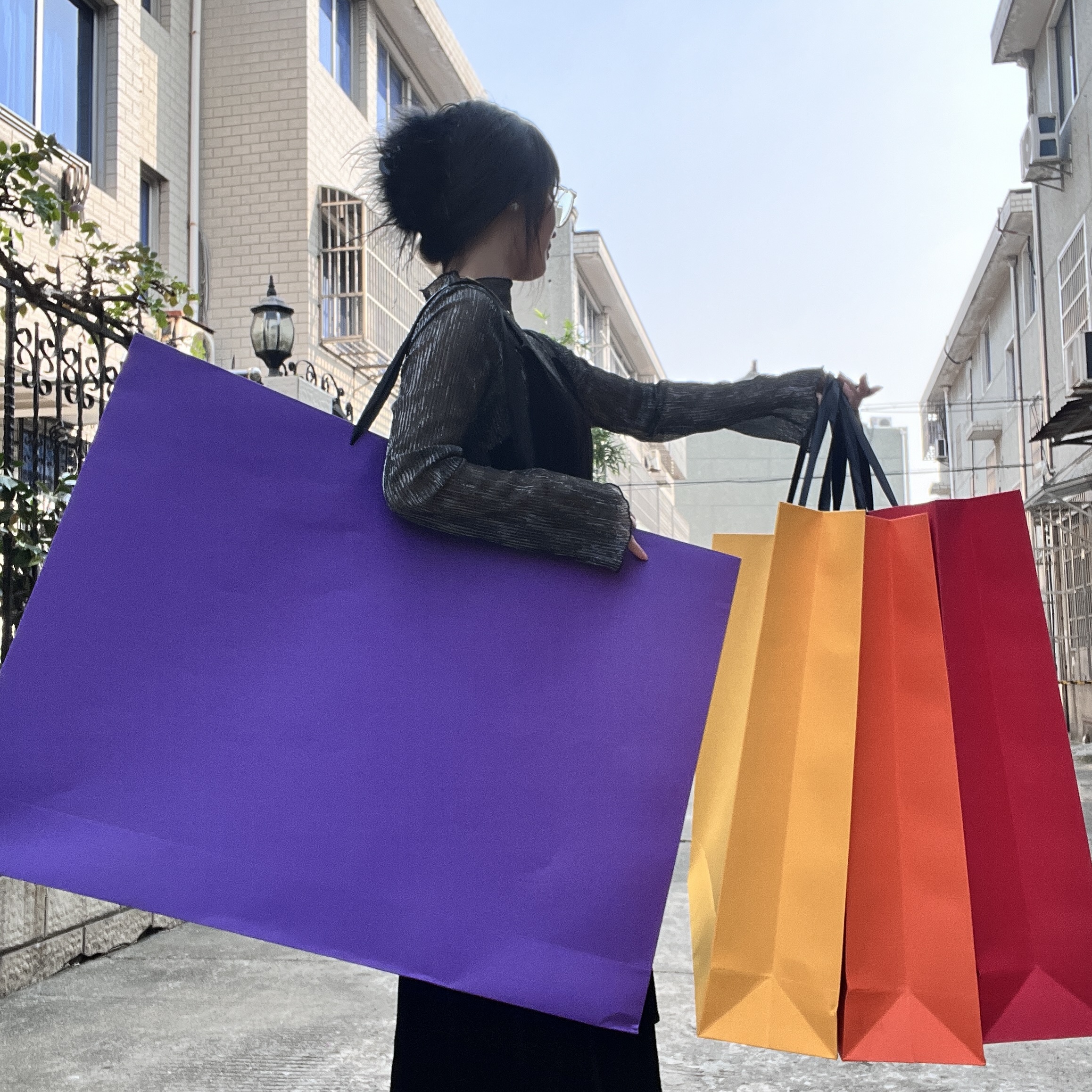 特大加大号纸袋现货礼品袋超大号手提袋子巨大号可定做拍照显眼包