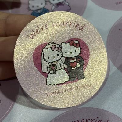 结婚订婚礼可爱hellokitty贴纸