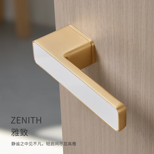 汇泰龙意式极简静音磁吸生态门锁