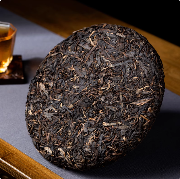 2003薄荷糖二类生茶饼茶 20年陈年易武老茶普洱古树茶香甜七子饼