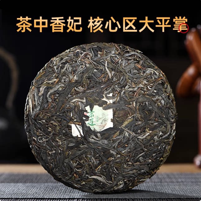 22年头春兰花蜜香景迈大平掌500年单株级古树纯料普洱生茶饼200g