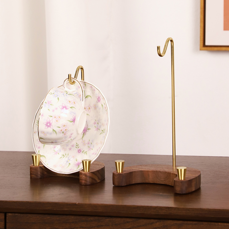 高档实木爱马仕盘子陈列架展示架