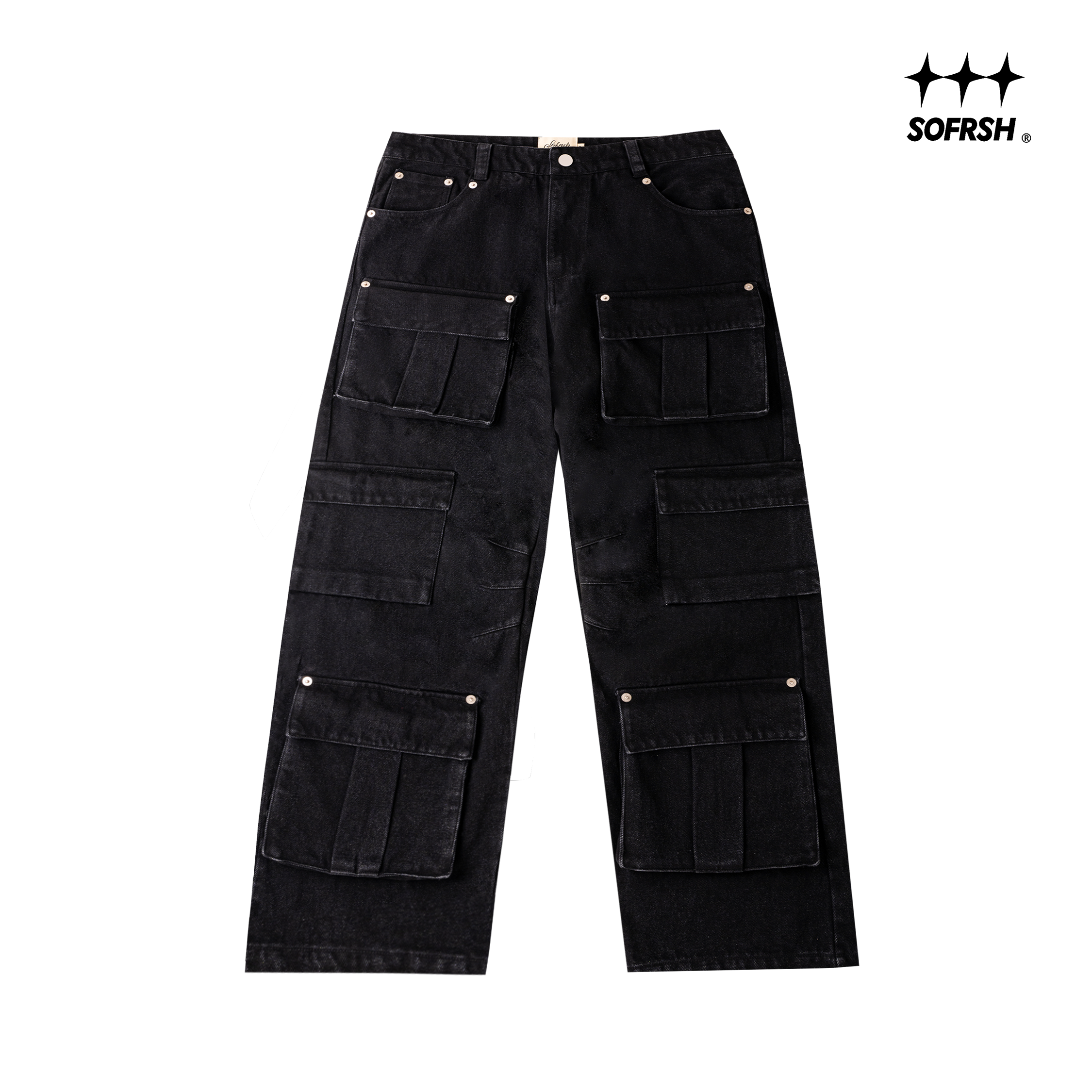 SOFRSH美式复古多口袋工装长裤