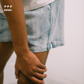 SOFRSH牛仔短裤 美式 复古水洗五分宽松做旧局部手工破坏工艺