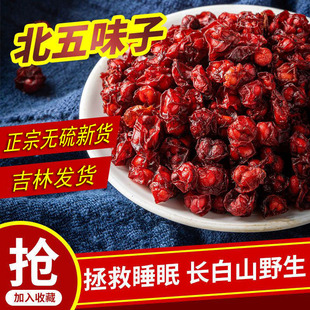 长白山野生新货北五味子果净重500g中药新鲜干五味子泡水泡酒料