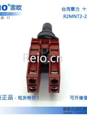 台湾雷力RENY原装进口十字开关22mm双向自复位R2MNT2-2A+2A 1C+1C