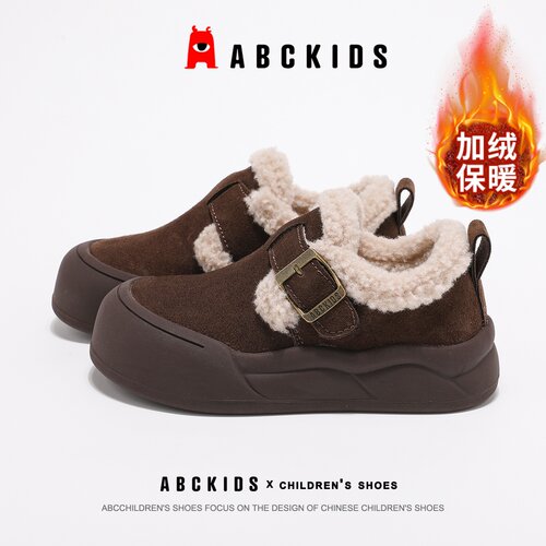 ABCkids女童冬季毛毛鞋