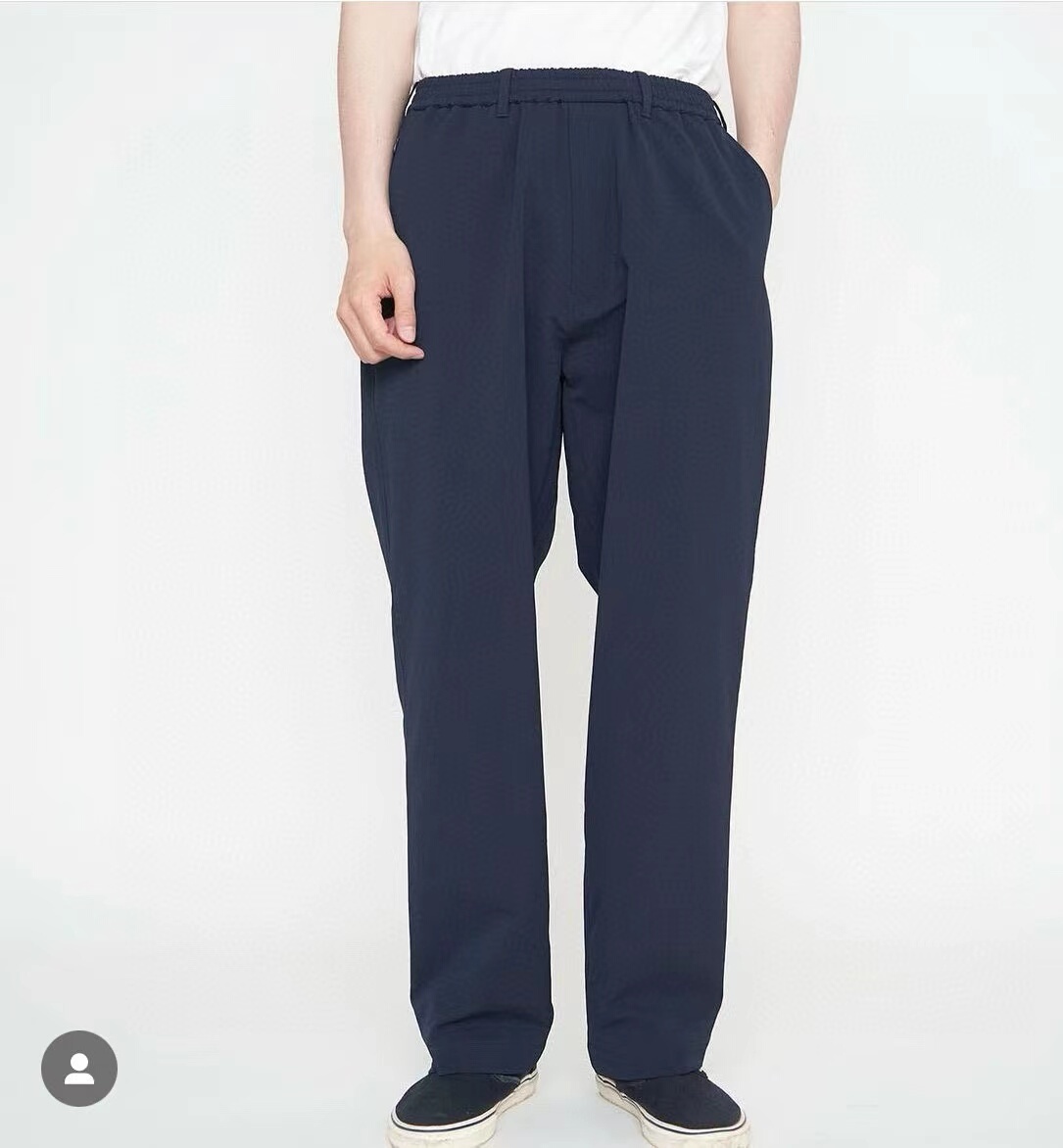 日单 Nanamica AlphaDry Wide Easy Pants日系弹力速干宽版休闲裤