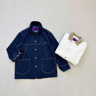Jacket灯芯绒领牛仔夹克外套NP2402N Field 日单紫标24SS Denim