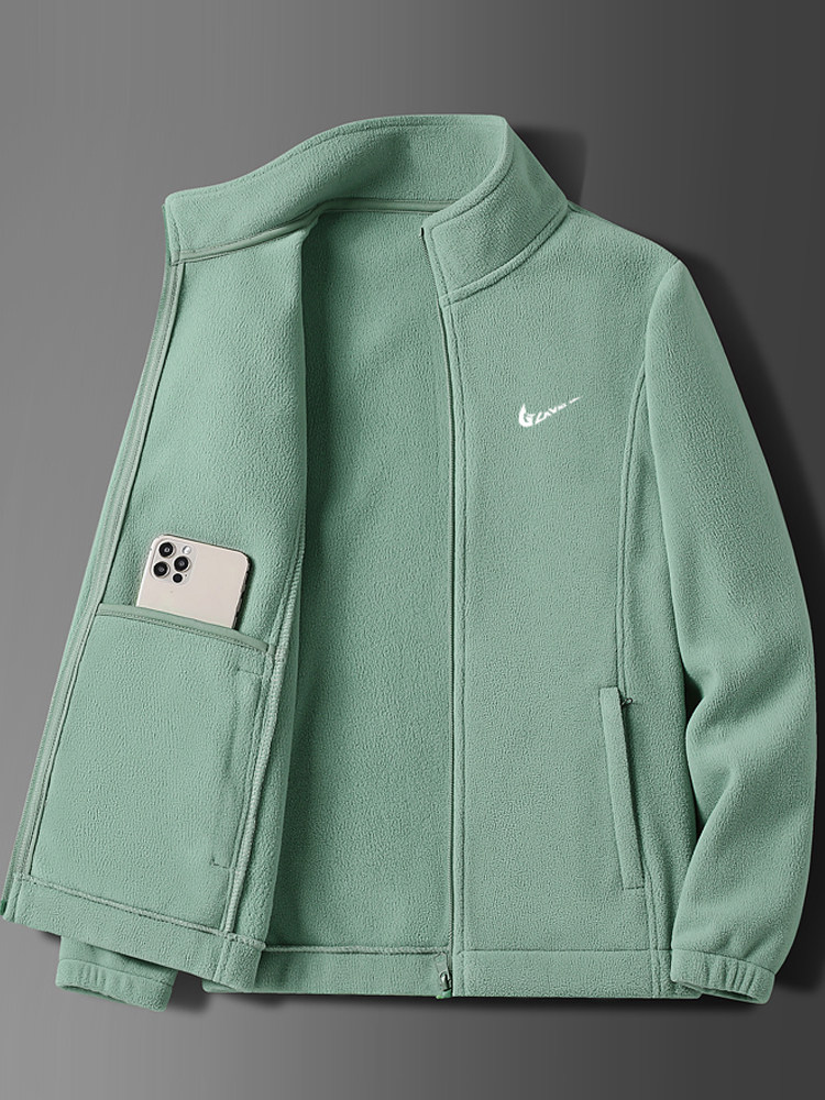 NIKETON 양털 재킷 여성 폴라 양털 재킷 가을 겨울 두꺼운 양털 스탠드 칼라 따뜻한 재킷 라이너