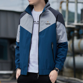 开衫 潮流百搭立领休闲韩版 帅气运动上衣外套 春秋季 啄木鸟夹克男士