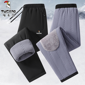 啄木鸟东北旅游滑雪加绒加厚保暖装备男女防风防水冲锋裤登山棉裤