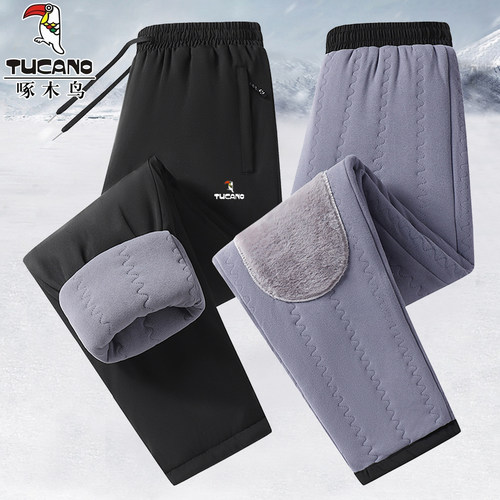 啄木鸟东北旅游冲锋裤登山棉裤男