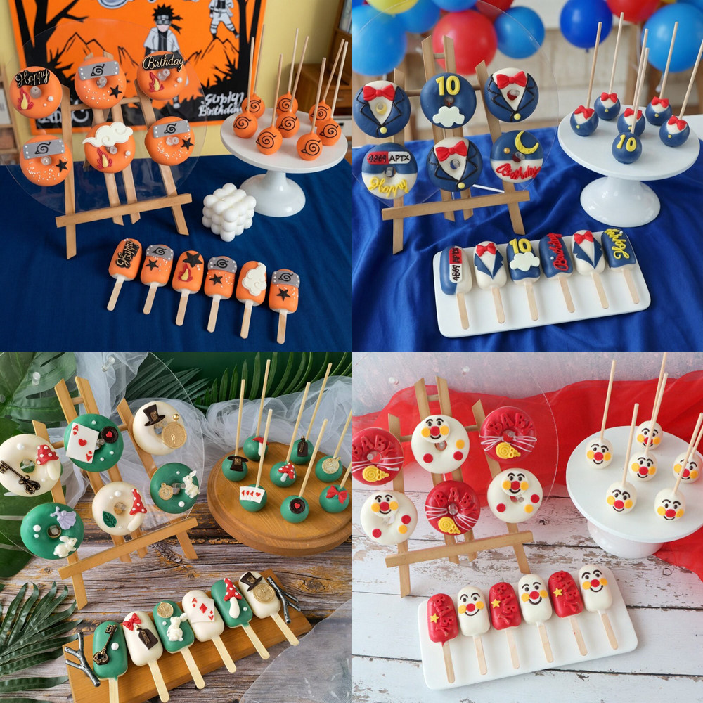 爱丽丝梦游仙境名侦探柯南面包超人火影忍者甜品台甜甜圈蛋糕成品