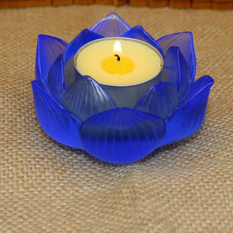 包邮 琉璃莲花酥油灯座 供佛灯 佛前供灯 神灯 酥油烛台 莲花灯
