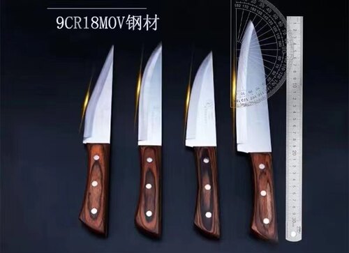 9CR夹钢杀牛杀猪刀剔骨剔肉专用杀羊专业卖肉剃骨