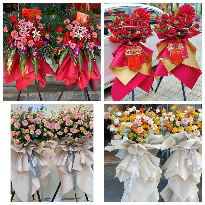 天津南开向阳路嘉陵道王顶堤鲜花店同城配送大麦开业花篮公司乔迁