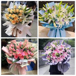 庆阳市西峰区庆城华池县环县同城鲜花店订玫瑰百合送女友老婆生日