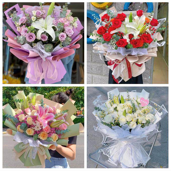 送济南市历下区市中区槐荫区同城鲜花店送闺蜜女朋友百合玫瑰花束