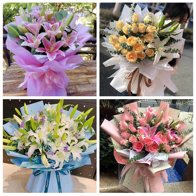 上海市松江区新浜叶榭小昆山同城鲜花店订玫瑰百合送女友老婆生日