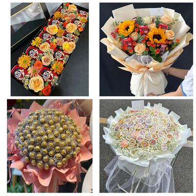 聊城东阿县冠县高唐县临清市同城鲜花店61儿童节鲜花零食饮料花束