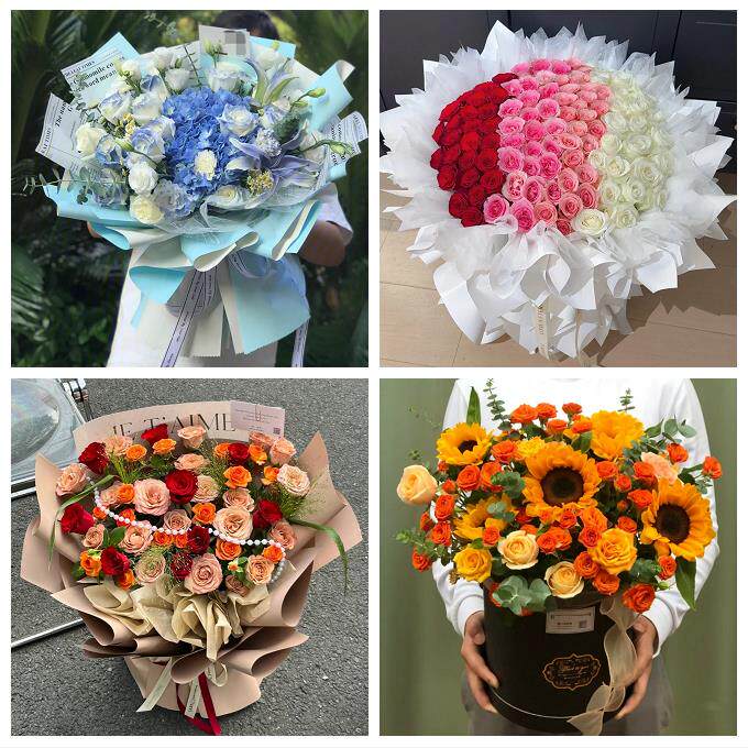 铜陵市铜官义安区郊区枞阳县同城鲜花店玫瑰向日葵绣球送朋友生日